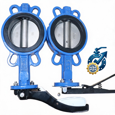 China 4 Inch SS316 Wafer Butterfly Valve Manufacturer
